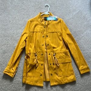 Eden Society mustard jacket. New with tag.
